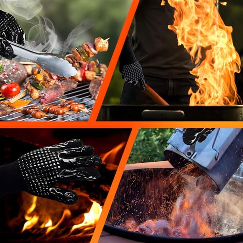 1 Pair Grill Oven Mitts (2 Count)