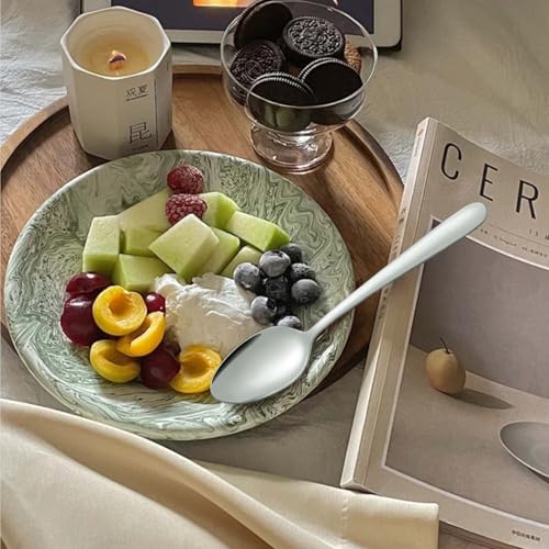 Dinner Spoons (24P 7.4'' Silver Dinner Spoons)