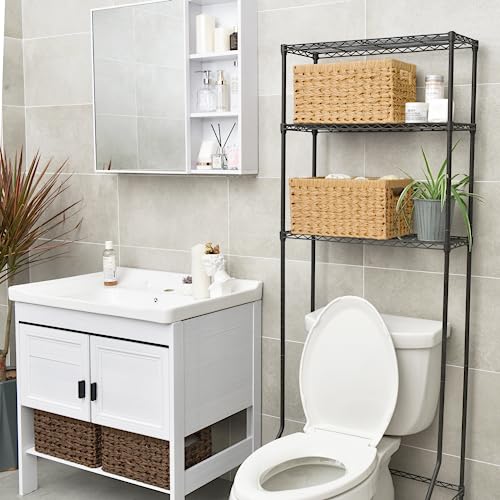 Wicker Storage Baskets (Natural / 13"L x 8¼"W x 7"H)