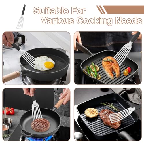 2 Pack Stainless Steel Fish Spatula (Small - 11.7")