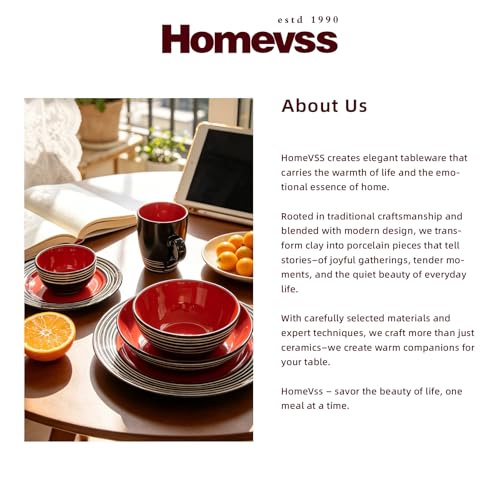 48 Piece Dinnerware Set (Strawberry / Service for 8 - 48pc Set)