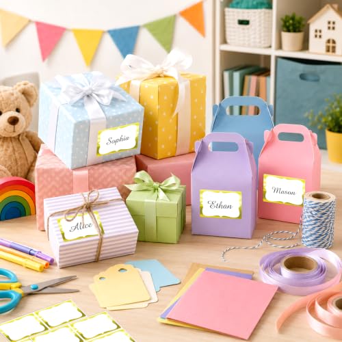 Gold Name Tags (Holographic Gold / 2 x 3 inch)