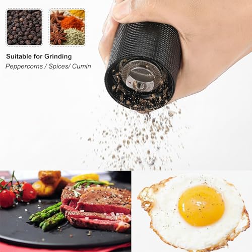 Aluminum Pepper Mill (Internal Adjustable)