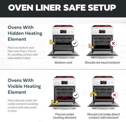 Non Stick Oven Liner 2 Pack BPA