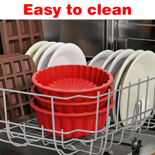 Silicone Springform Pan Protector for 7.5inch Pans (8 inch +2 packs)