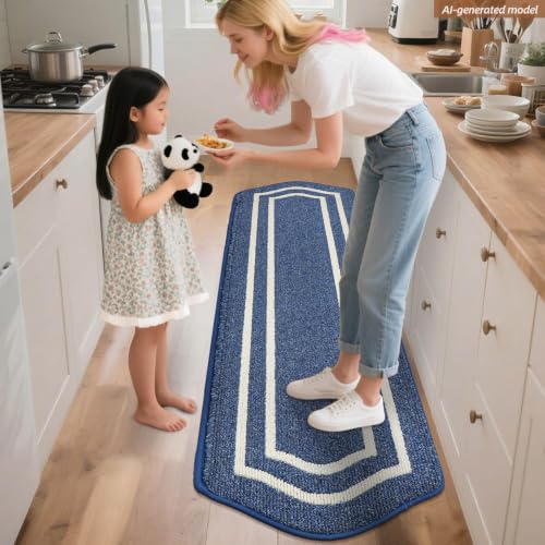 Long Kitchen Floor Mats and Rugs Non Slip Washable
