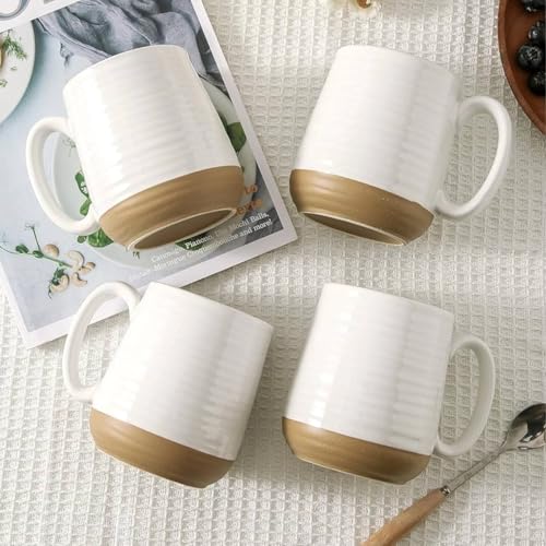 Coffee Mugs Set of 4 (White / Set of 4)