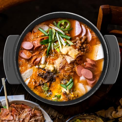 Hot Pot Electric Skillet 2 in 1 Hotpot Pot Electric Pot for Cooking 6L 110V 1100W Non