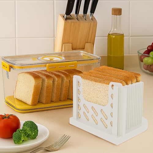 Bread Box with Slicer