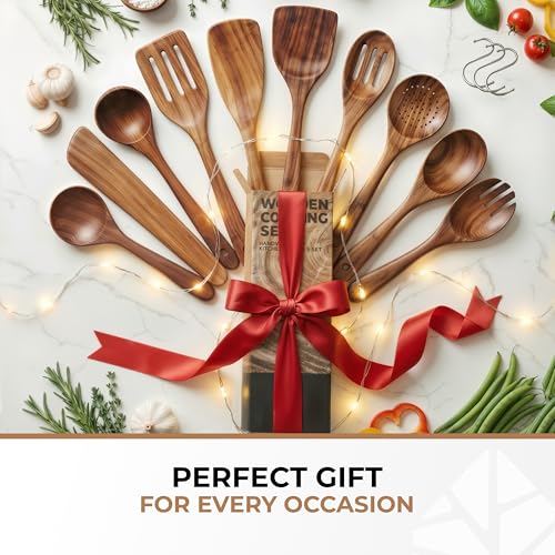 Wooden Spoons for Cooking 10 Pcs (10 Pcs)