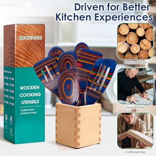 Wooden Spoons for Cooking (7 Count)