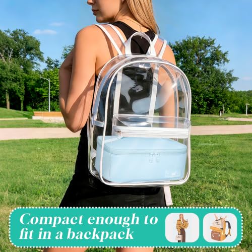 Insulated Lunch Bag for Adults (Light Blue / Small (4.5 Liters))