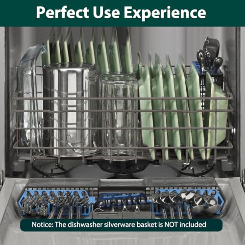 Upgraded WD28X34744 WD28X26099 Lower Rack Replacement Parts for GE Dishwasher Dishrack 20.7'' D x 21.6'' W GE GDF510PSM0SS GDF510PSJ0SS GDF510PSR0SS WD28X24396 Bottom Drawer Tray Assembly 1 Pack (21.6‘’ x 20.7'' x 8'')