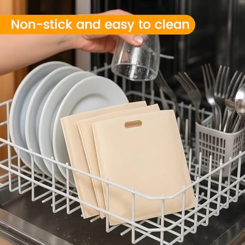 24 Pack Reusable Toaster Bags (Large Set)