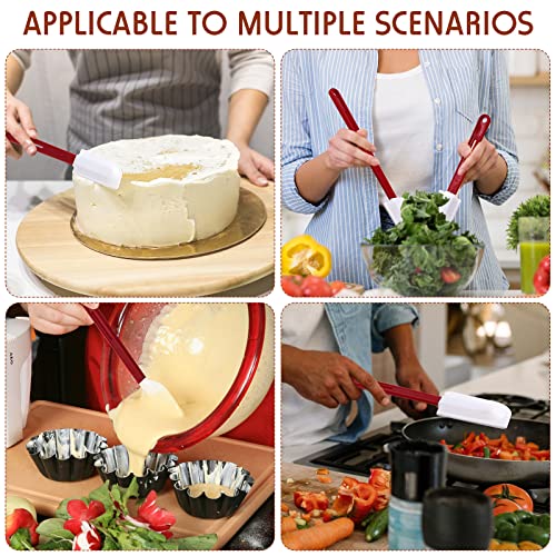 8 Pcs Rubber Spatulas Silicone Heat Resistant (8 Count)