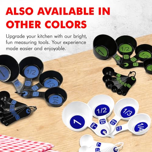 Easy to Ready Plastic Measuring Cup Set