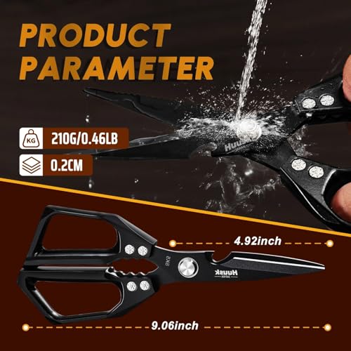 Kitchen Scissors for Food (Black)