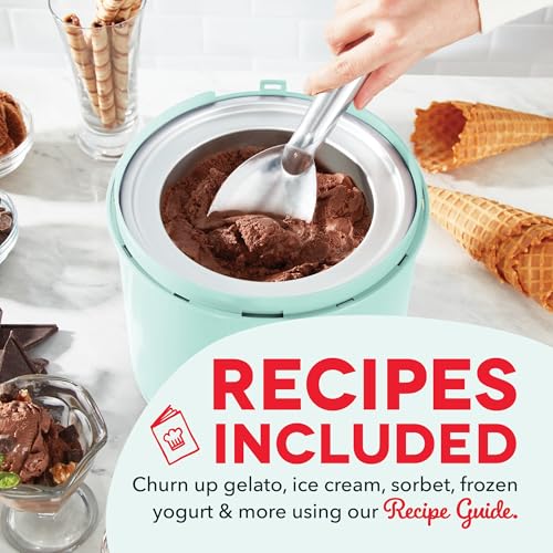 Deluxe Gelato & Ice Cream Maker (2 Quart / Aqua)