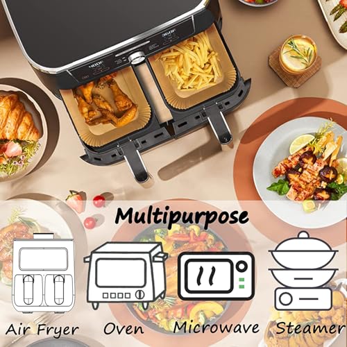 200pcs Rectangle Air Fryer Paper Liners (200 Count)
