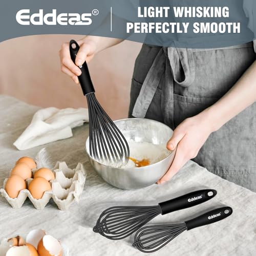 Whisks For Cooking Up To 500°F Silicone Whisk tool Non (3 Count)