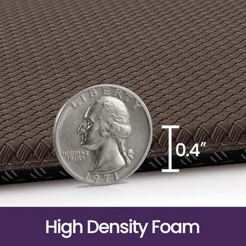Kitchen Floor Mats Cushioned Anti Fatigue (2-brown / 86"l X 23"w X 0.4"th)