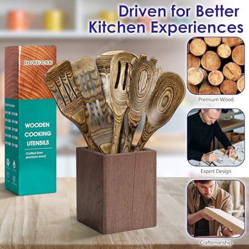 Wooden Spoons for Cooking (6 Count)