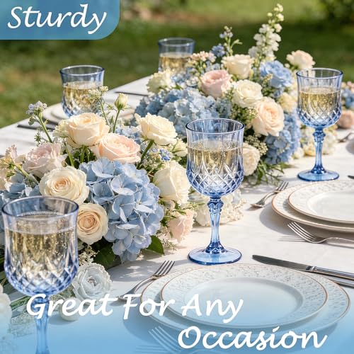 48Pack Plastic Wine Glasses (48 Count)
