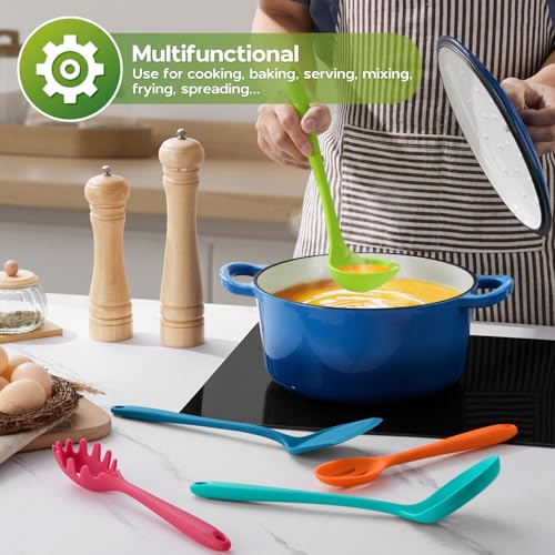 Silicone Kitchen Utensils (Colorful)