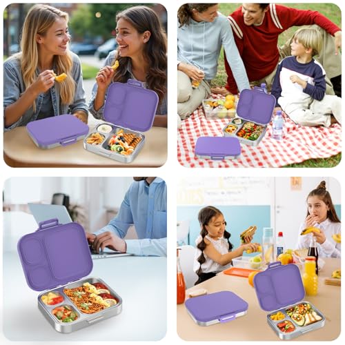 Stainless Steel Bento Lunch Box for Kids