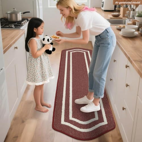 Long Kitchen Floor Mats and Rugs Non Slip Washable