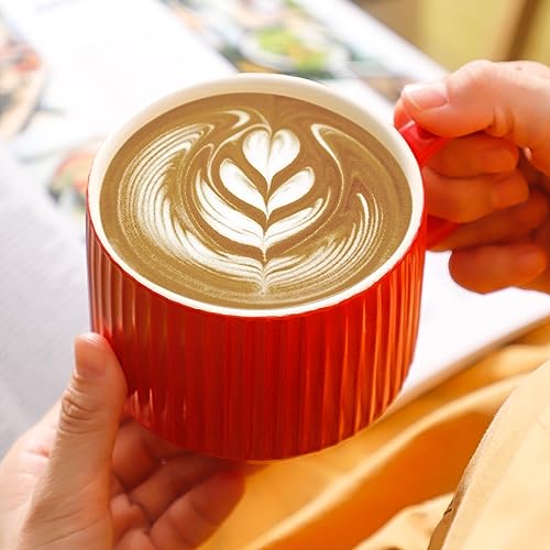 Red Coffee Mugs (Red / 15 Ounces)