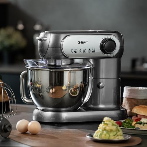 Stand Mixer 3.5QT&6QT Bowls Mixers Kitchen Electric Stand Mixer Gray (Gray / Two Bowls (3.5QT + 6QT))