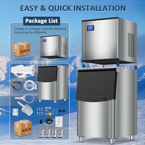 Commercial Ice Maker Machine 460LBS (460Lbs/24H)