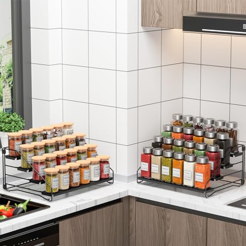 4 Tier Spice Rack Organizer for Cabinet