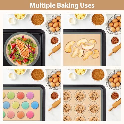 Silicone Baking Mat Set of 4 (Gray / 4-piece set)