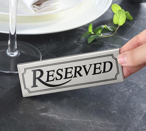Stainless Steel Table Tent Sign