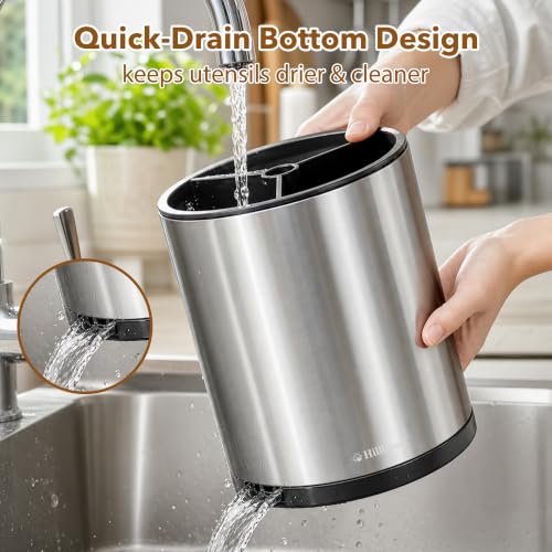 Kitchen Utensil Holder for Countertop (Large & Small)