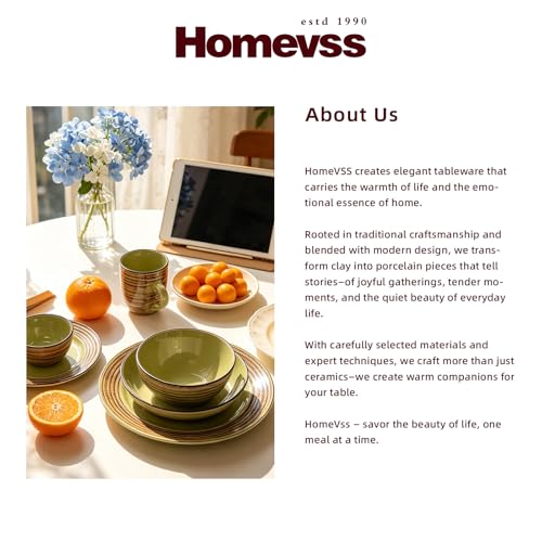 48 Piece Dinnerware Set (Oak Forest / Service for 8 - 48pc Set)