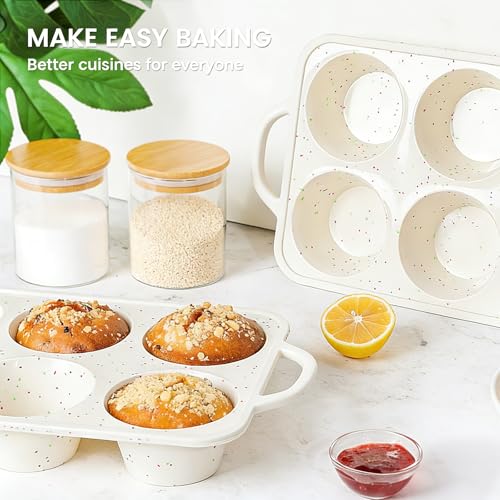 Jumbo Muffin Pan with Metal Reinforced Frame (Jumbo)