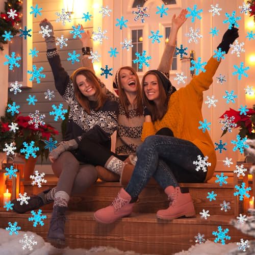 Winter Snowflake Confetti Party Decorations