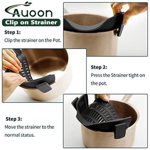 Clip On Pot Strainer Silicone