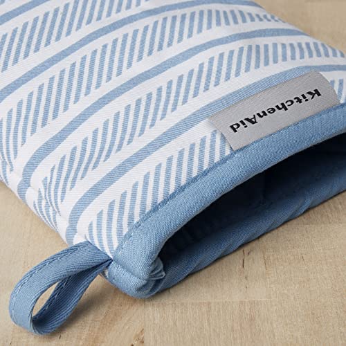 Albany Mini Oven Mitt 2 (Blue Velvet / 5.5"x8")
