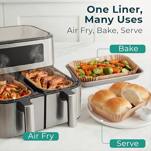 Cathy Yoder's Rectangle Air Fryer Liners (8 inch - Rectangle)