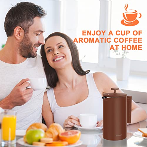 French Press Coffee Maker (Coffee / 34 oz)
