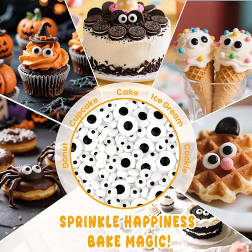 Edible Candy Eyeball Sprinkles (Eyeball Mix)