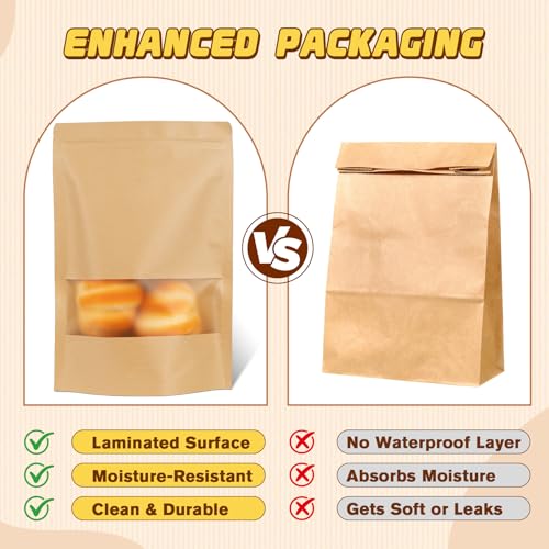 50 Pack Resealable Bags for Small Business (Yellow / 6.7x9.8in (17x25cm))