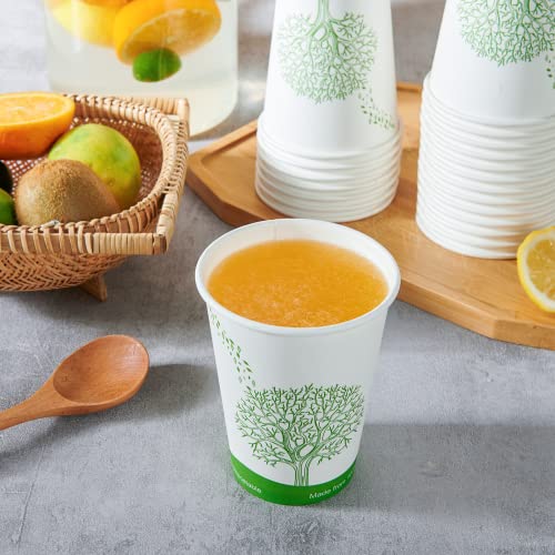 240 Count 12 oz Compostable Paper Cup (240Pack 12oz PLA Cups)