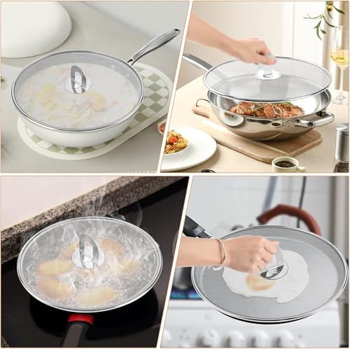 Splatter Screen for Cooking (Silver)