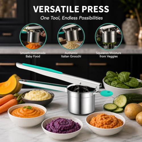 15oz Stainless Steel Potato Masher Ricer (SPR-G)