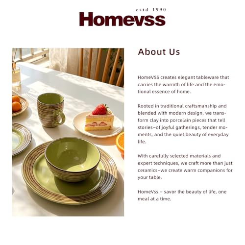 16 Piece Dinnerware Set (Oak Forest / Service for 4 - 16pc Set)